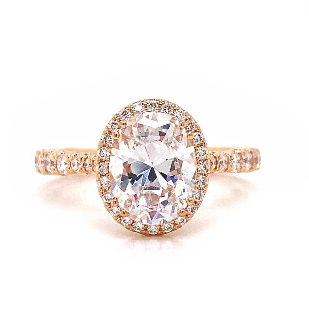 Halo Engagement Rings Kelowna Jewelry Store Perrara