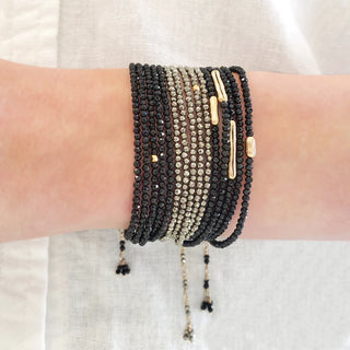 36" Spinel Wrap Bracelet - Necklace