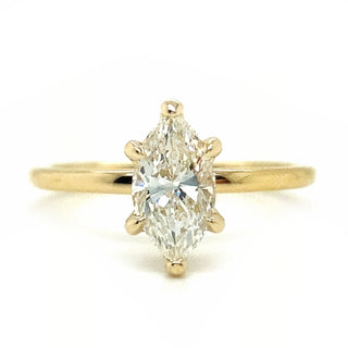 Marquise Solitaire Ring by Noam Carver