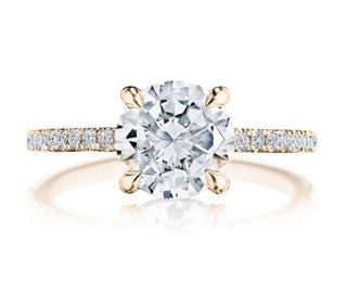 Simply Rose Gold Tacori Diamond Ring Setting