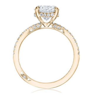 Simply Rose Gold Tacori Diamond Ring Setting
