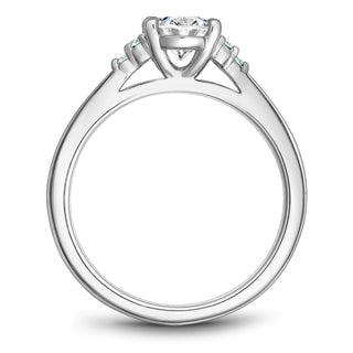 Oval Cut Diamond Ring Setting by Noam Carver
