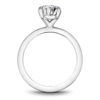 Platinum Oval Ring Setting by Noam Carver