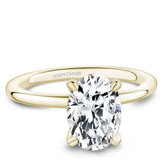Classic Oval Solitaire Ring Setting