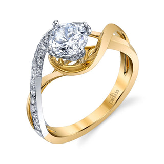 Asymmetrical Diamond Ring Setting by Parade Designs