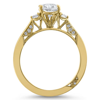 Simply Oval Center Tacori Ring Setting