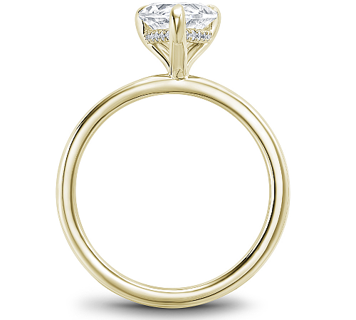 Lab Grown Pear Diamond Ring by Noam Carver