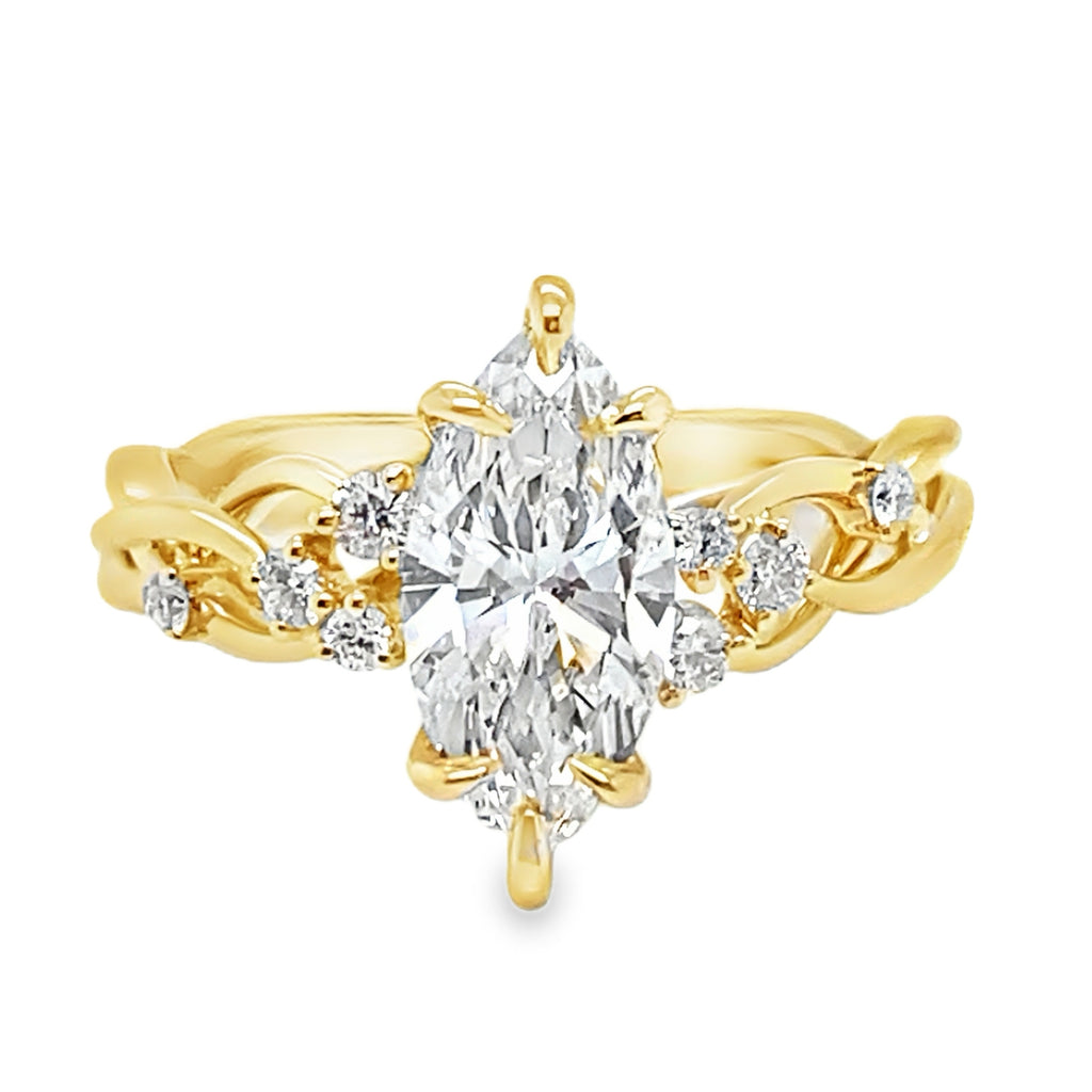 Marquise Intertwined Diamond Ring by Parade Designs – Perrara