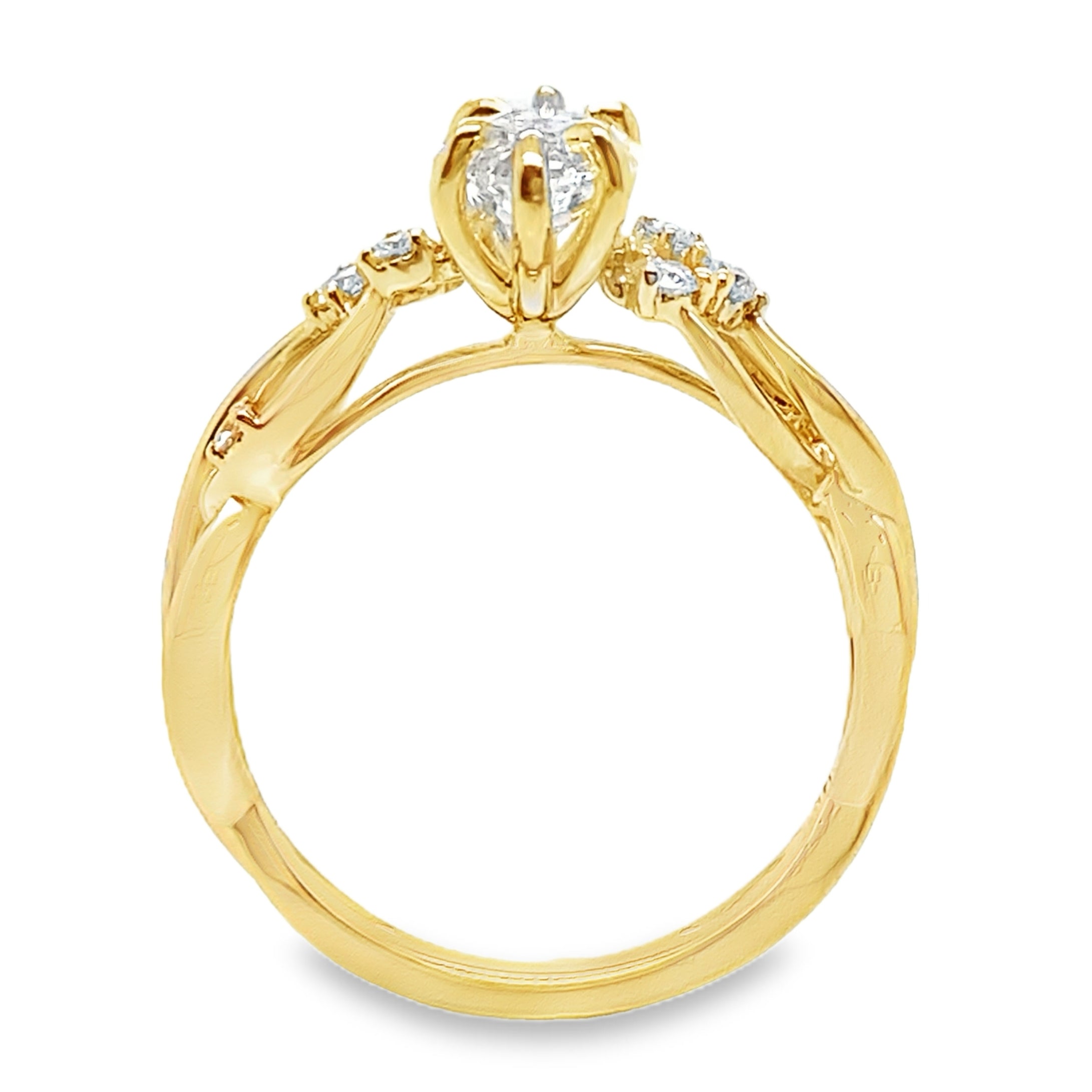Marquise Intertwined Diamond Ring by Parade Designs – Perrara