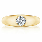 Domed Lab Grown Diamond Ring by Tacori
