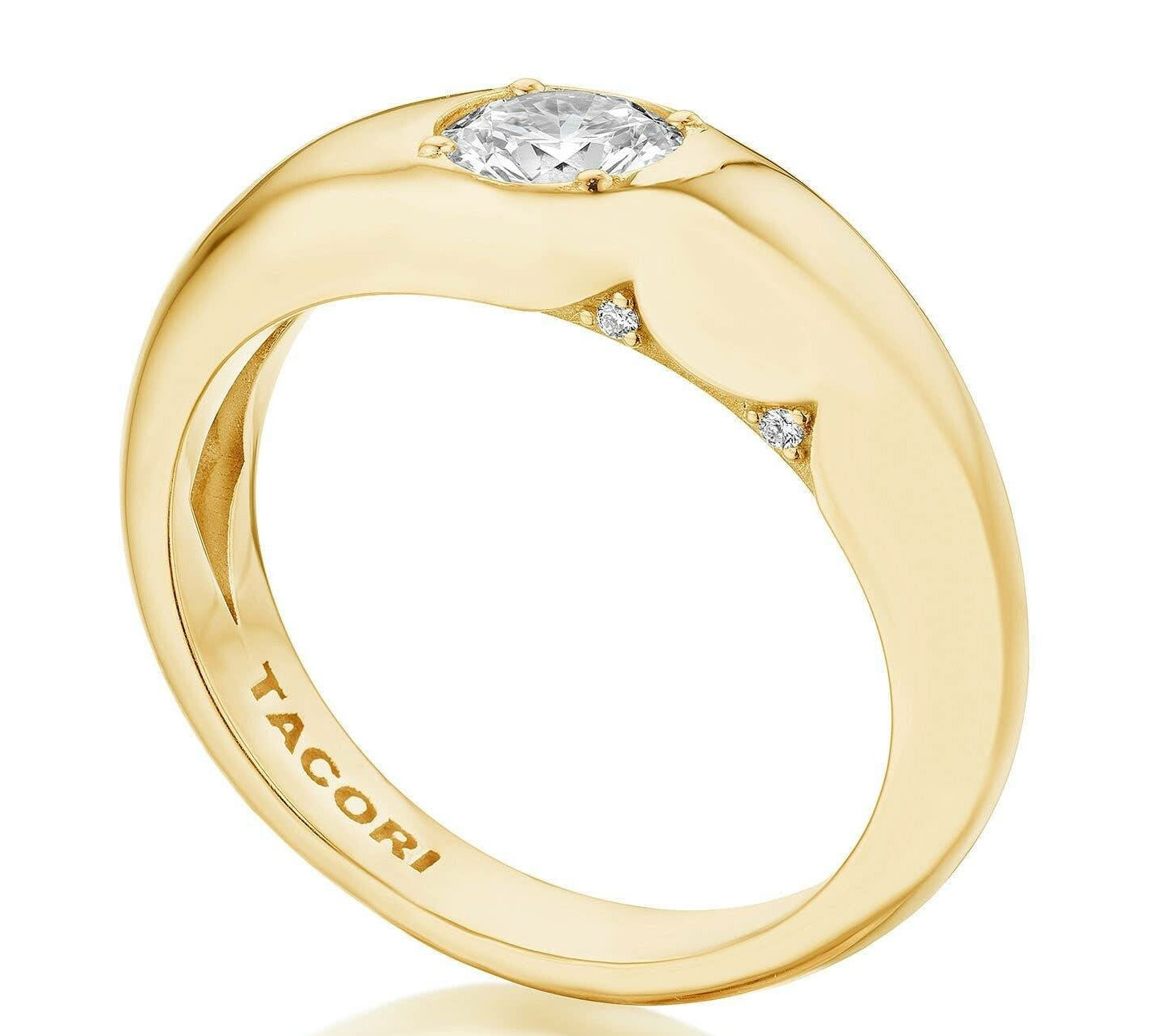 Domed Lab Grown Diamond Ring by Tacori