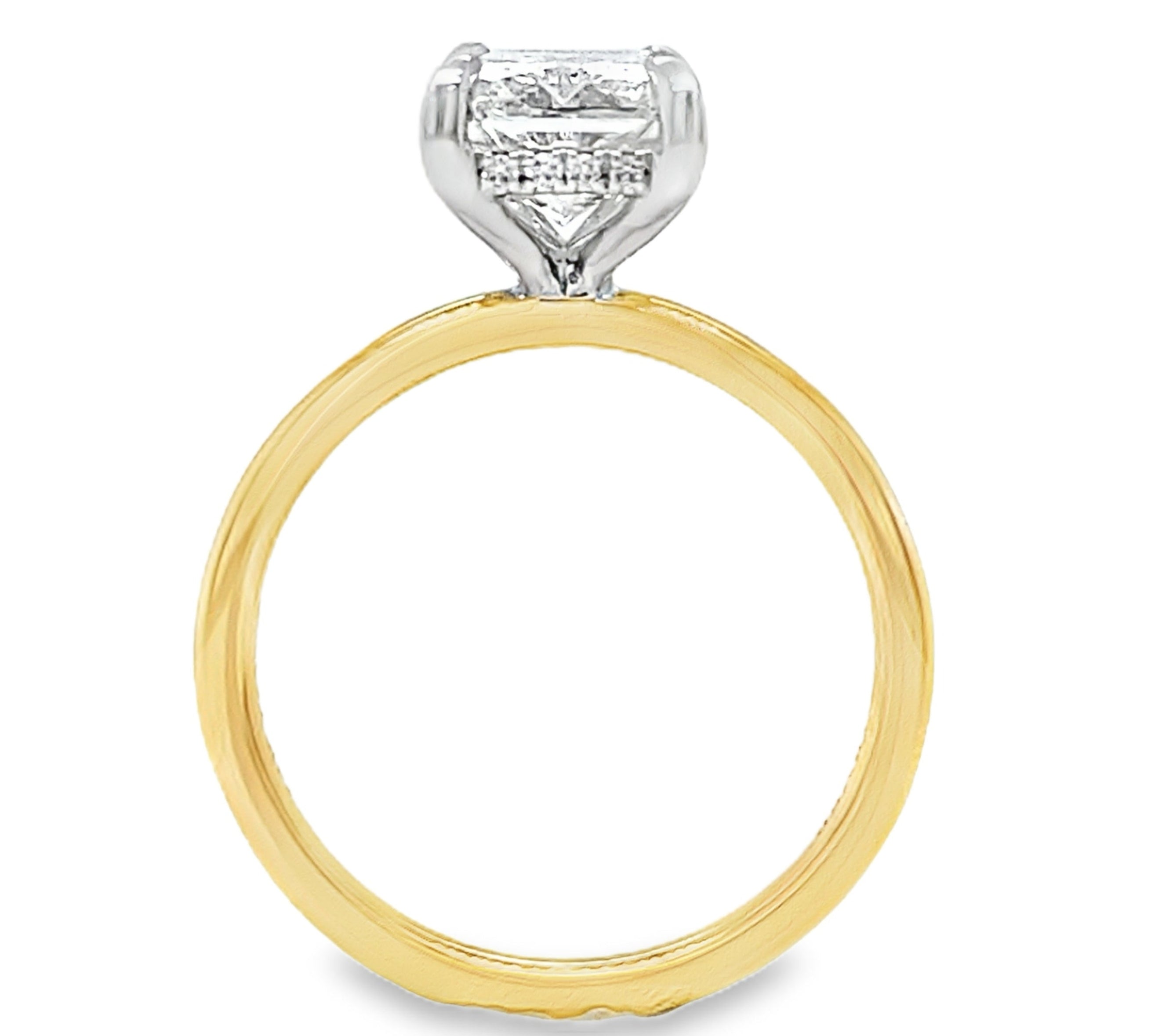 Lab Grown Diamond Solitaire Ring by Noam Carver
