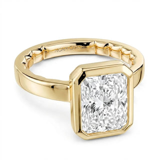 Lab Grown Bezel Diamond Ring by Luna