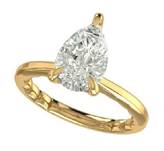 Lab Grown Diamond Solitaire Ring by Noam Carver