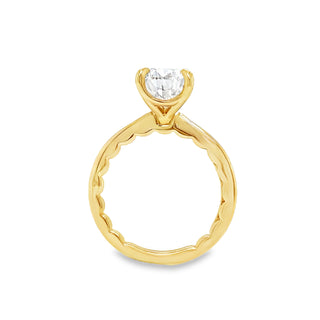 Lab Grown Diamond Solitaire Ring by Noam Carver
