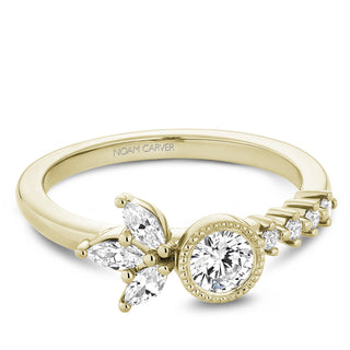 Lab Grown Diamond Bezel Ring by Noam carver