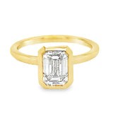 1.51TCW Bezel Solitaire Diamond Ring by Noam Carver