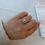 Yellow Gold Tacori Dantela Lab Grown Diamond Ring