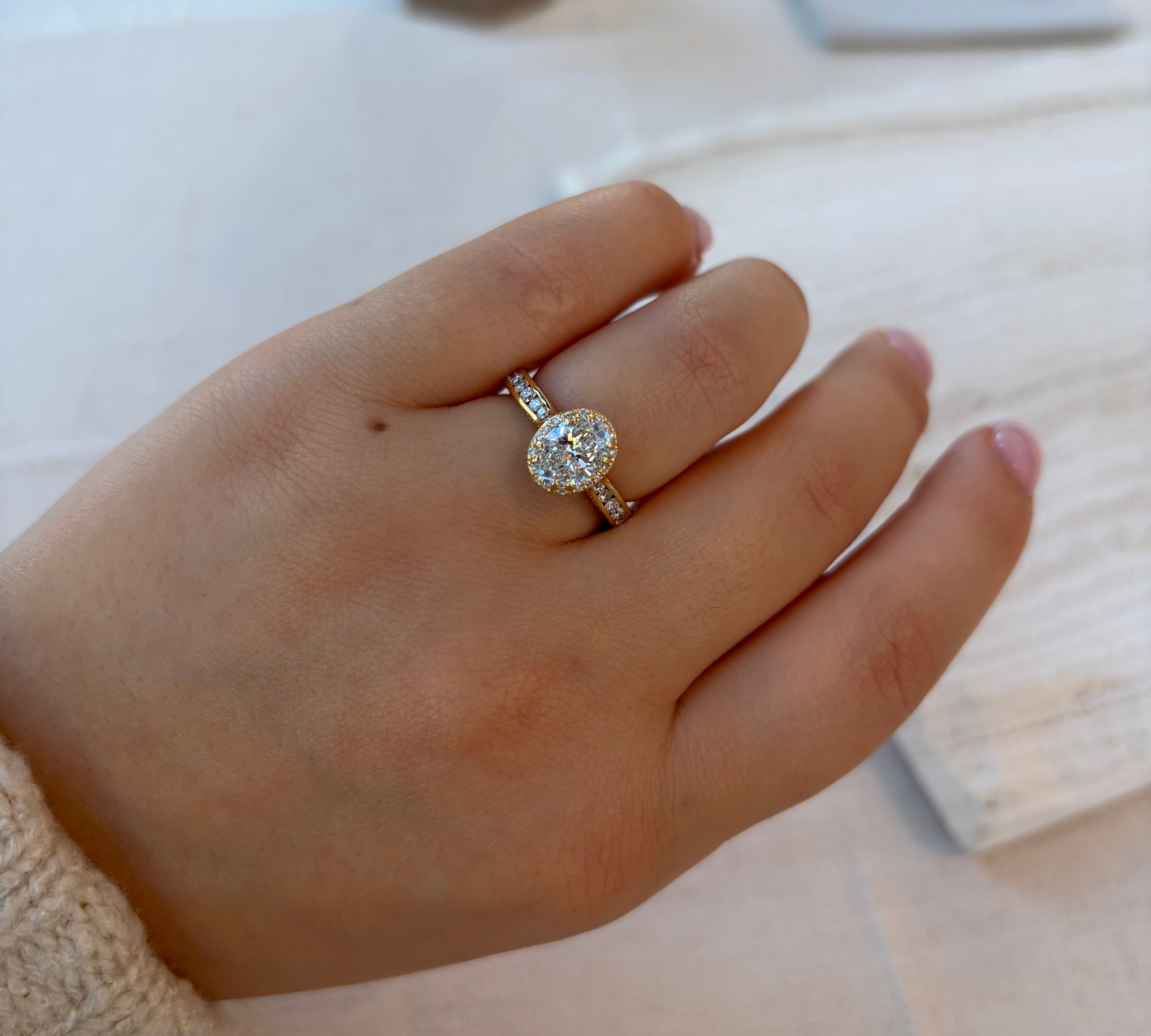 Oval Dantela Diamond Ring by Tacori