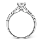 Round Lab Grown Diamond Ring by Simon G