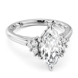 2.17 TCW Marquise Lab Grown Diamond Ring by Noam Carver