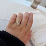 3.17TCW Marquise Lab Grown Diamond Ring by Noam Carver