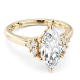 4.17TCW Marquise Lab Grown Diamond Ring by Noam Carver