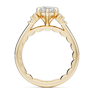 4.17TCW Marquise Lab Grown Diamond Ring by Noam Carver