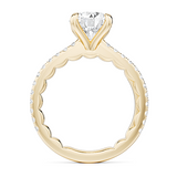 2.34TCW Round Lab Grown Diamond Ring by Noam Carver