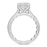 2.07 Elongated Cushion Lab Grown Diamond Ring by Noam Carver