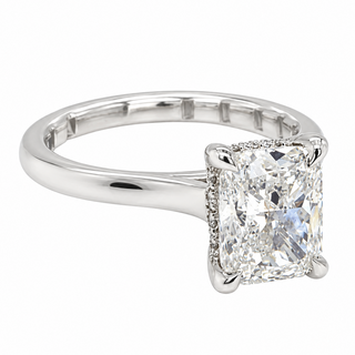 2.07 Elongated Cushion Lab Grown Diamond Ring by Noam Carver