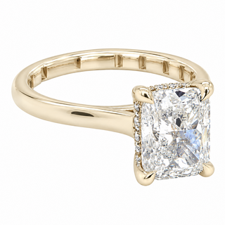 3.07TCW Elongated Cushion Lab Grown Diamond Ring by Noam Carver