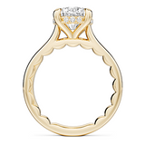 4.07TCW Elongated Cushion Lab Grown Diamond Ring by Noam Carver