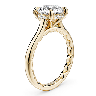 4.07TCW Elongated Cushion Lab Grown Diamond Ring by Noam Carver