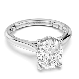 3.07TCW Oval Lab Grown Diamond Ring by Noam Carver