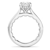 3.07TCW Oval Lab Grown Diamond Ring by Noam Carver