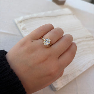 2.07TCW Oval Lab Grown Diamond Ring by Noam Carver