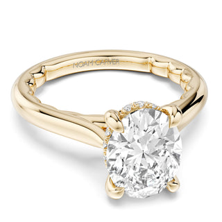 4.07TCW Oval Lab Grown Diamond Ring by Noam Carver