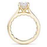 4.07TCW Oval Lab Grown Diamond Ring by Noam Carver