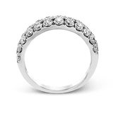 1.50TCW Double Row Diamond Band by Simon G
