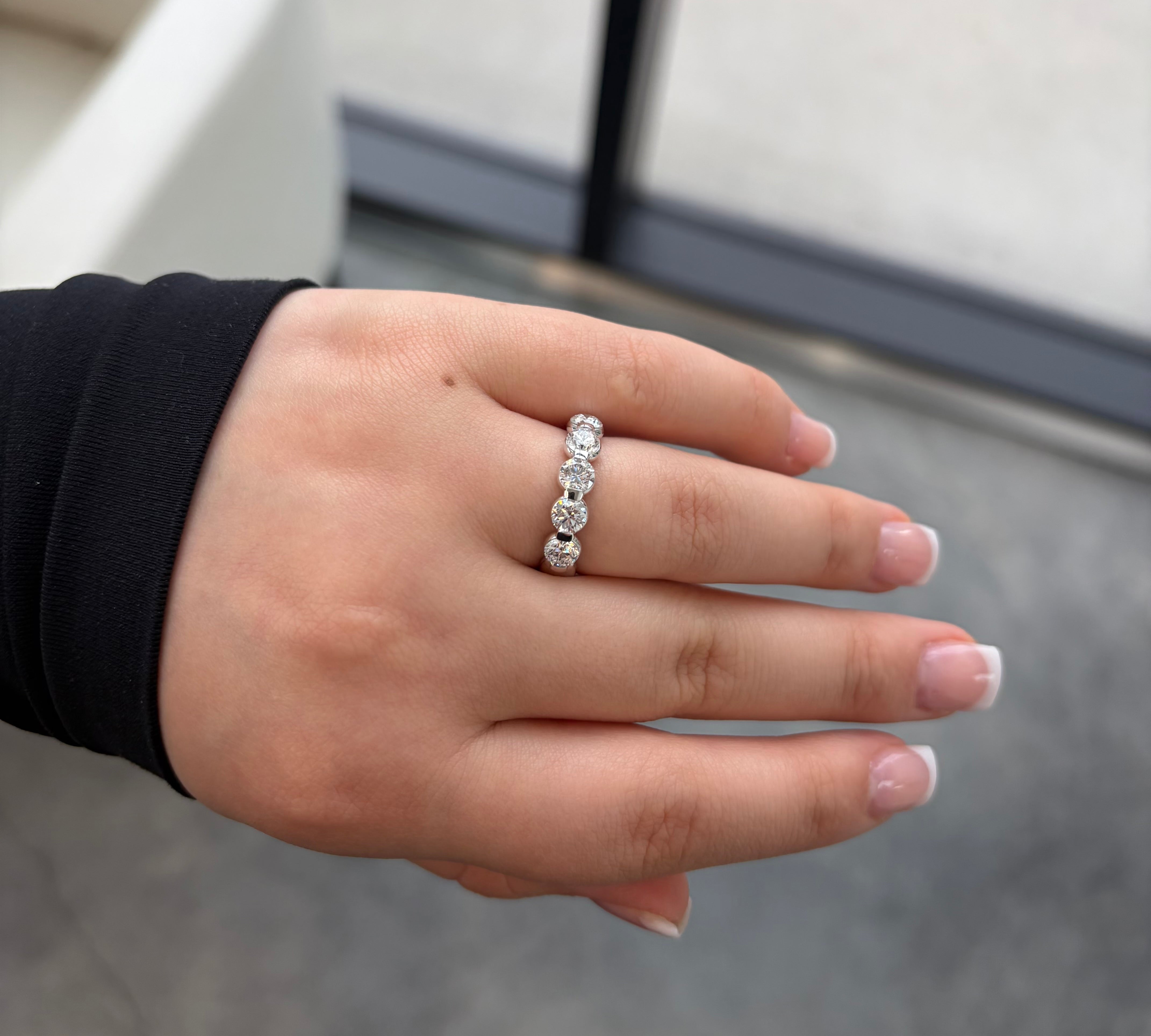 1.56TCW Diamond Band by My Caroline