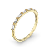Baguette Diamond Stacking Band
