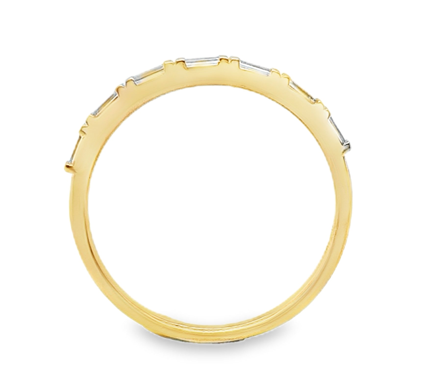 Baguette Diamond Stacking Band