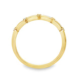 Spaced Out Flush Set Diamond Band