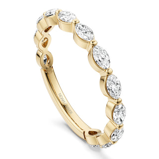 Marquise Cut Diamond band by Noam Carver