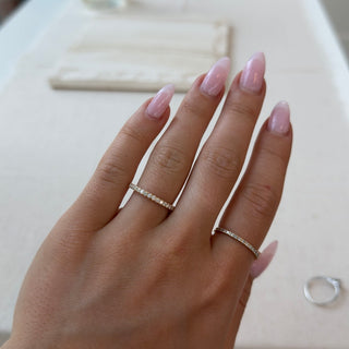Luna Semi-Eternity Wedding Band