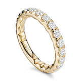 Luna Semi-Eternity Wedding Band by Noam Carver