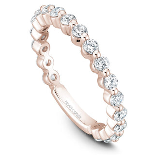 .95TCW Rose Gold Diamond Band by Noam Carver