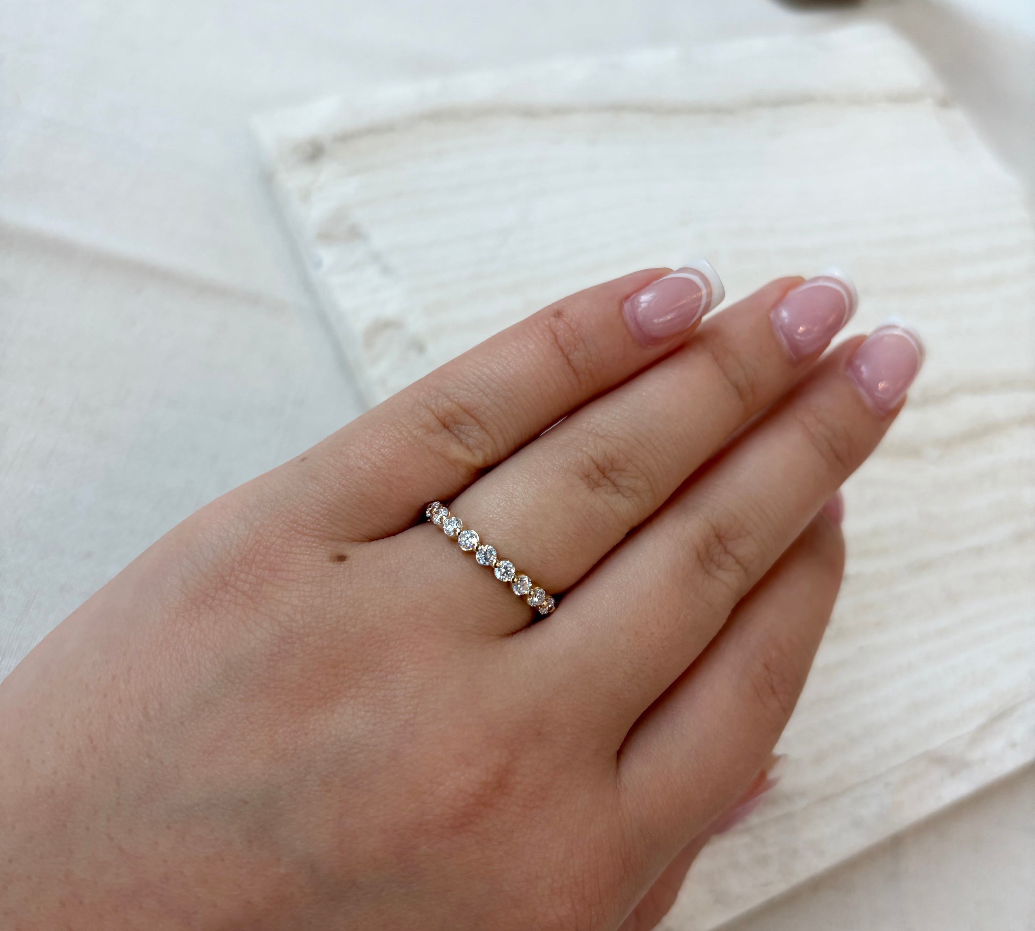 .95TCW Yellow Gold Diamond Band by Noam Carver