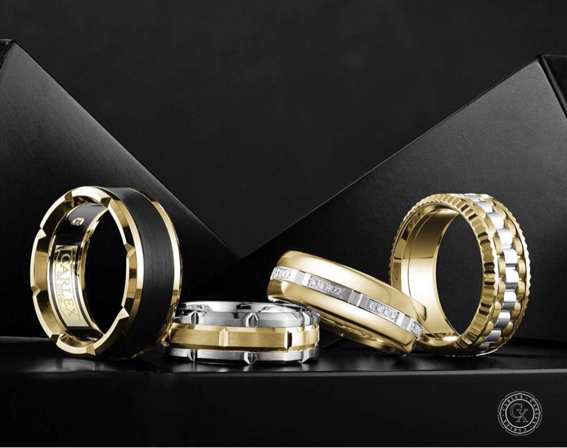 Interior Enamel Carbon Ring by Carlex